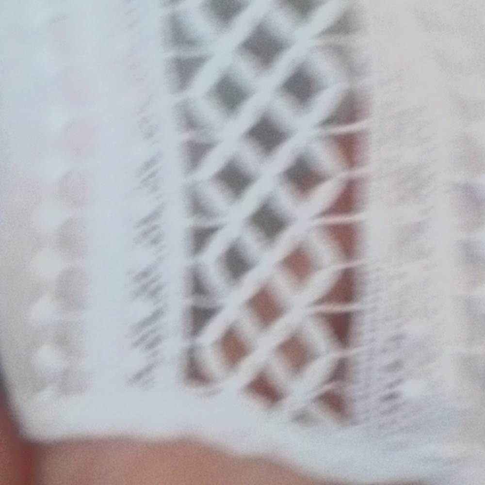 Unique Spectrum White Top- Lace detail - 1X - NWT! - Picture 2 of 6